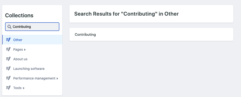 Arrow pointing to the Netlify search bar